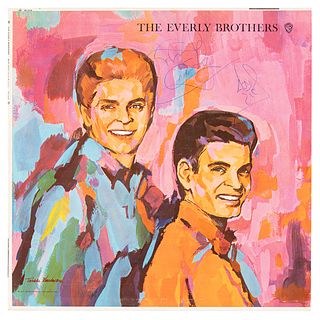 Everly Brothers Signed Album - Both Sides of an Evening