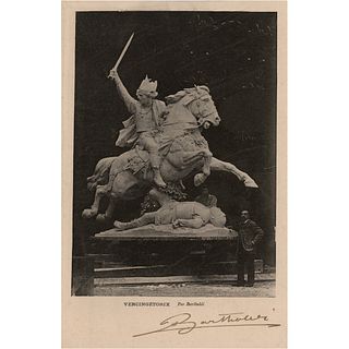 Frederic Auguste Bartholdi Signed Photograph