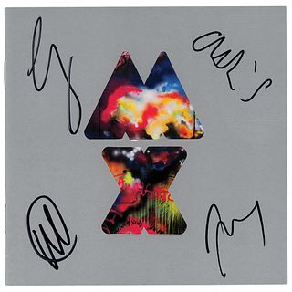 Coldplay Signed CD Booklet - Mylo Xyloto