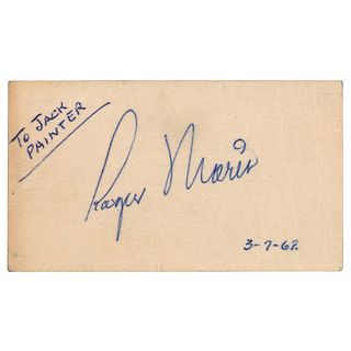 Roger Maris Signature