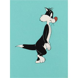 Sylvester production cel from Tweety and the Beanstalk