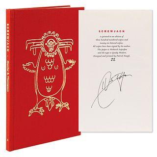 Hunter S. Thompson Signed Limited First Edition Book - Screwjack
