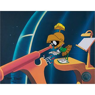 Marvin the Martian limited edition serigraph cel from Mad as a Mars Hare