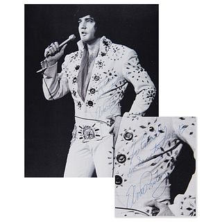 Elvis Presley Signed &#39;Tour Photo Album&rsquo; Program