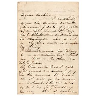 Lincoln Assassination: John T. Ford Autograph Letter Signed