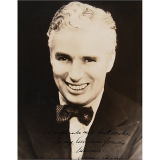 Charlie Chaplin Signed Photograph
