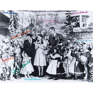 Wizard of Oz: Munchkins Signed Photograph