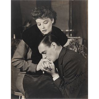 Katharine Hepburn and Colin Clive Signed Photograph