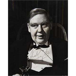 Charles Laughton Signed Photograph
