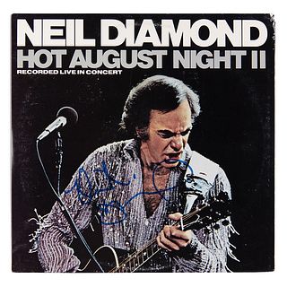 Neil Diamond Signed Album - Hot August Night II (promotional)