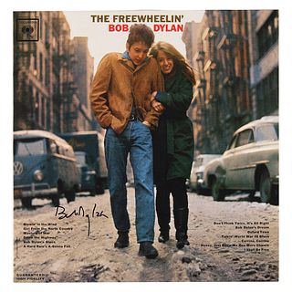 Bob Dylan Signed Album - The Freewheelin&#39; Bob Dylan