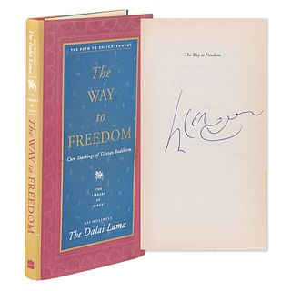 Dalai Lama Signed Book - The Way to Freedom