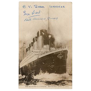 Titanic: Dean, Hart, and Haisman Signed Photograph