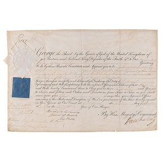 King George III Document Signed