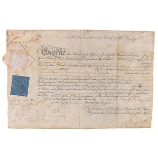 King George IV Document Signed