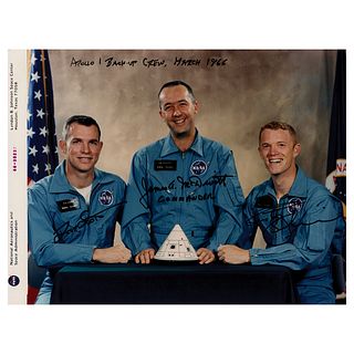 Apollo 9 Signed Photograph - Pictured as the Apollo 1 Back-Up Crew