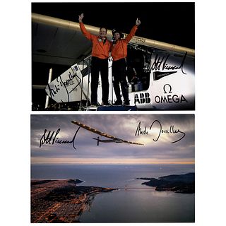 Solar Impulse (2) Signed Photographs