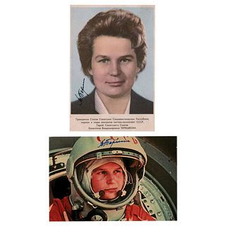 Valentina Tereshkova (2) Signed Photographs