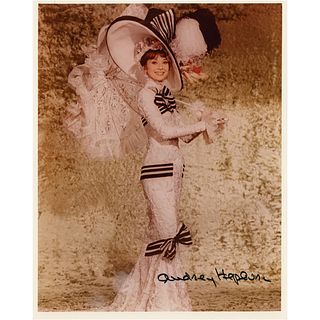 Audrey Hepburn Signed Photograph as Eliza Doolittle from My Fair Lady