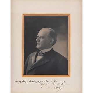 William McKinley Signed Photograph as President