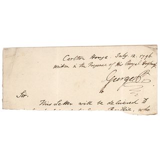King George IV Signature