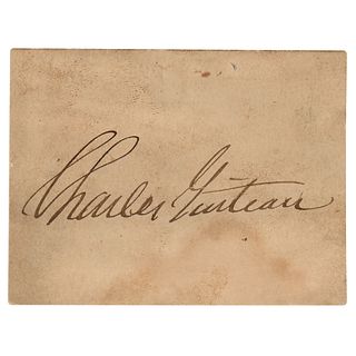 Charles Guiteau Signature