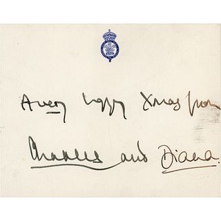 Princess Diana and King Charles III Signatures