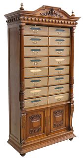 FRENCH SIDE-LOCK CARTONNIER/ FILE CABINET