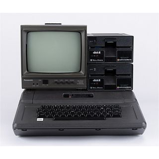 Apple II Plus Computer: Scarce Bell &amp; Howell &#39;Darth Vader&#39; or &#39;Black Apple&#39; Variant