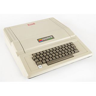 Apple II EuroPlus Computer with Disk II Floppy Disk Drive (Made in Ireland)