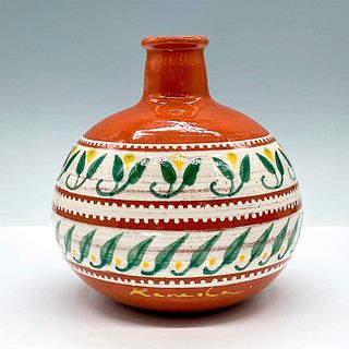 Art Terracotta Hand Painted Vase