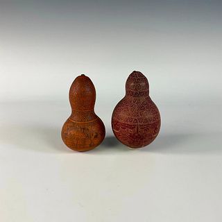 Pair of Early South American Gourd