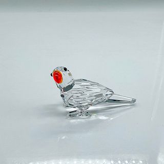 Swarovski Silver Crystal Figurine, Parrot
