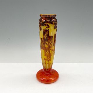 Charles Schneider Le Verre Francais Cameo Glass Vase