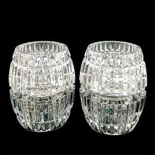 Pair of Mikasa Crystal Candle Holders