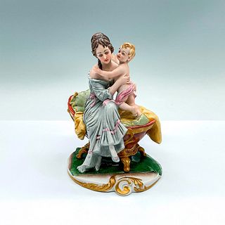 Capodimonte Bellaire Porcelain Figurine, Mother And Child
