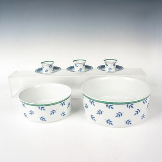 5pc Villeroy and Boch Switch Bowls and Egg Cups