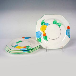 4pc Paragon China Polychrome Bread and Butter Plates