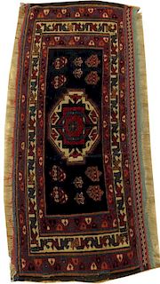 RUSSIAN ANTIQUE HAND WOVEN WOOL RUG