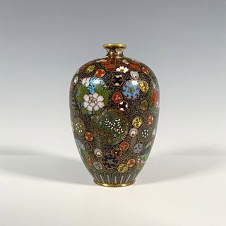 Japanese Meiji Cloisonne Enamel Small Vase