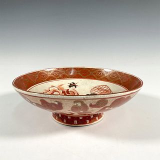 Japanese Porcelain Kutani Footed Bowl