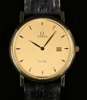 Omega DeVille 18k Gold Watch