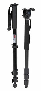 (2) FEISOL CM-1401 & MANFROTTO 679B MONOPODS