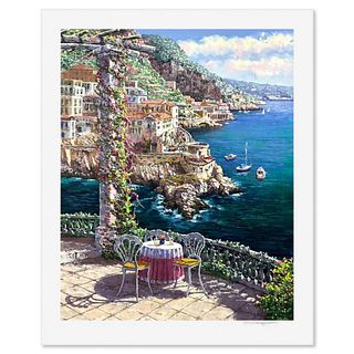 Sam Park, "Amalfi Vista" Limited Edition Printer's Proof, Numbered and Hand Signed with Letter of Authenticity.