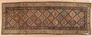 Shirvan carpet, ca. 1930, 9' x 3'4''. Provenance: Rentschler collection.