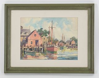 John Cuthbert Hare (1909-78), Watercolor 