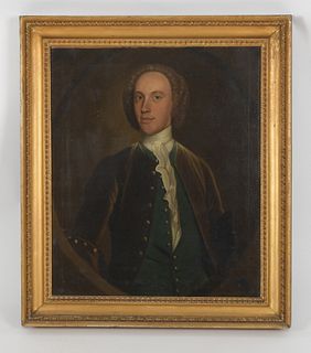 Attributed to Jeremiah Theus, Portrait of a Gentleman