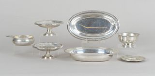 A Group of Sterling Silver Tableware