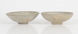 Two Korean Celadon Bowls 