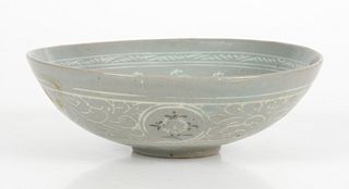 Korean Celadon Bowl, Koryo Period, (12/13th Century)